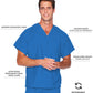 Unisex Reversible 1-Pocket V-Neck Top - 7502 - Royal Blue