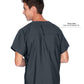 Unisex Reversible 1-Pocket V-Neck Top - 7502 - Graphite