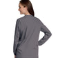 Women's 3-Pocket Crew Neck Warm-Up Jacket - 75221 - Steel Grey