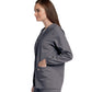 Women's 3-Pocket Crew Neck Warm-Up Jacket - 75221 - Steel Grey