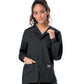 Unisex 3-Pocket Snap-Front Warm-Up Scrub Jacket