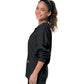 Unisex 3-Pocket Snap-Front Warm-Up Jacket - 75231 - Black