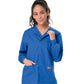 Unisex 3-Pocket Snap-Front Warm-Up Scrub Jacket