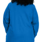 Women's 4-Pocket Crew Neck Warm-Up Jacket - 7525 - Royal Blue
