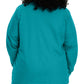 Women's 4-Pocket Crew Neck Warm-Up Jacket - 7525 - Teal