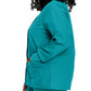 Women's 4-Pocket Crew Neck Warm-Up Jacket - 7525 - Teal
