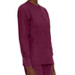 Women's 4-Pocket Crew Neck Warm-Up Jacket - 7525 - Wine
