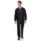 Men's 5-Pocket Crew Neck Warm-Up Jacket - 7551 - Black