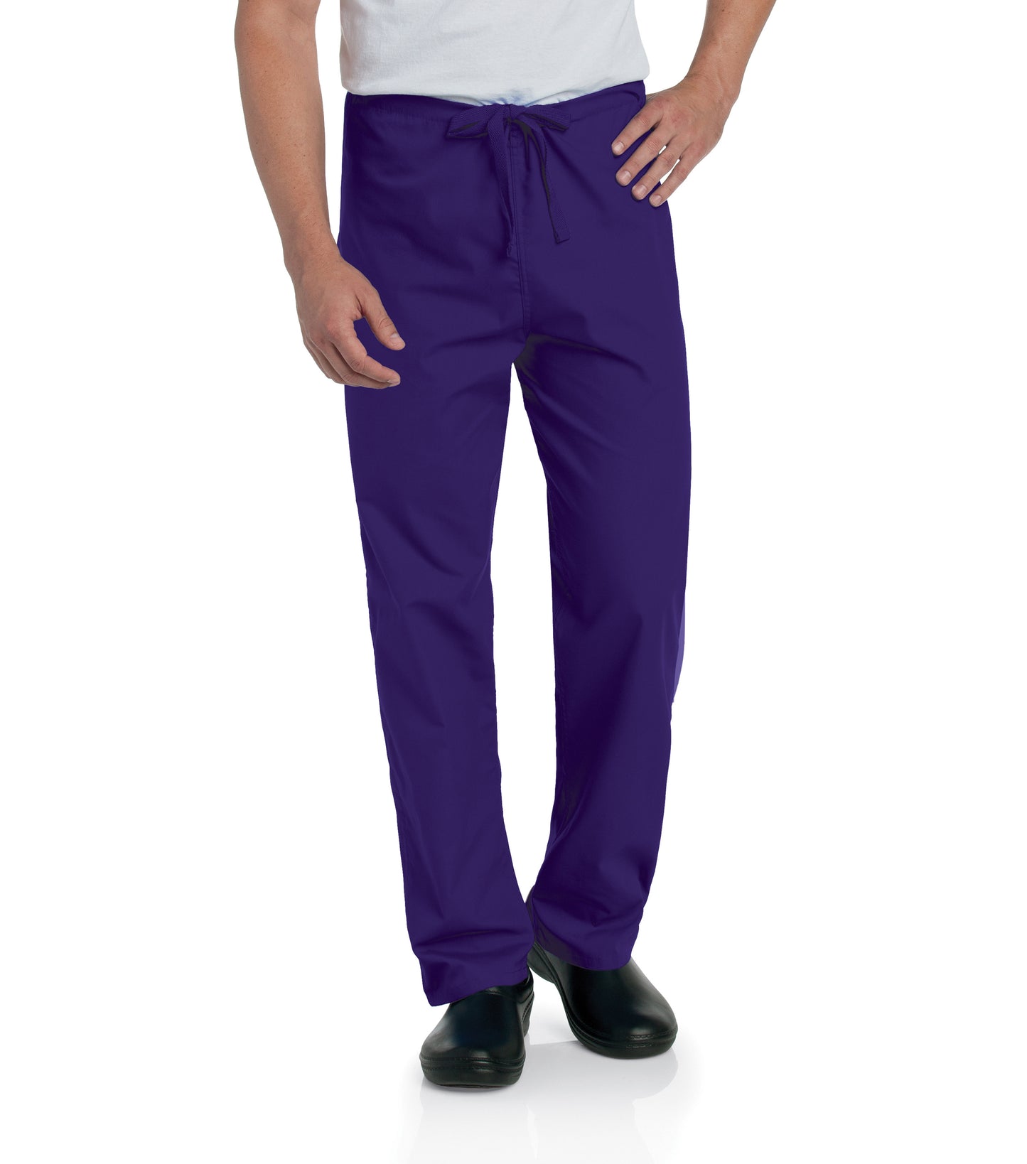 Unisex Reversible High-Rise Waist Scrub Pant