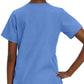 Women's 4-Pocket Durable V-Neck Top - 8219 - Ceil Blue
