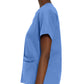 Women's 4-Pocket Durable V-Neck Top - 8219 - Ceil Blue