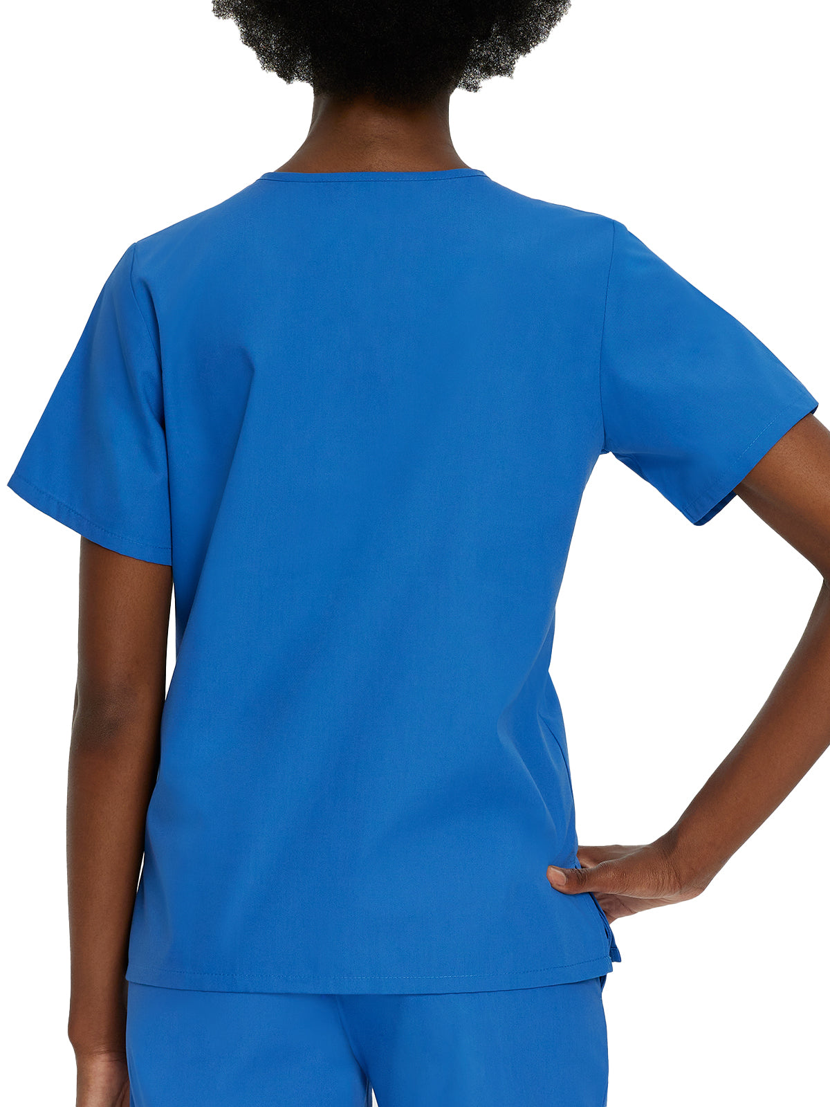 Women's 4-Pocket Durable V-Neck Scrub Top