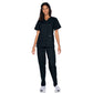 Women's 4-Pocket Snap-Front V-Neck Top - 8232 - Black