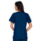 Women's 4-Pocket Snap-Front V-Neck Top - 8232 - Navy