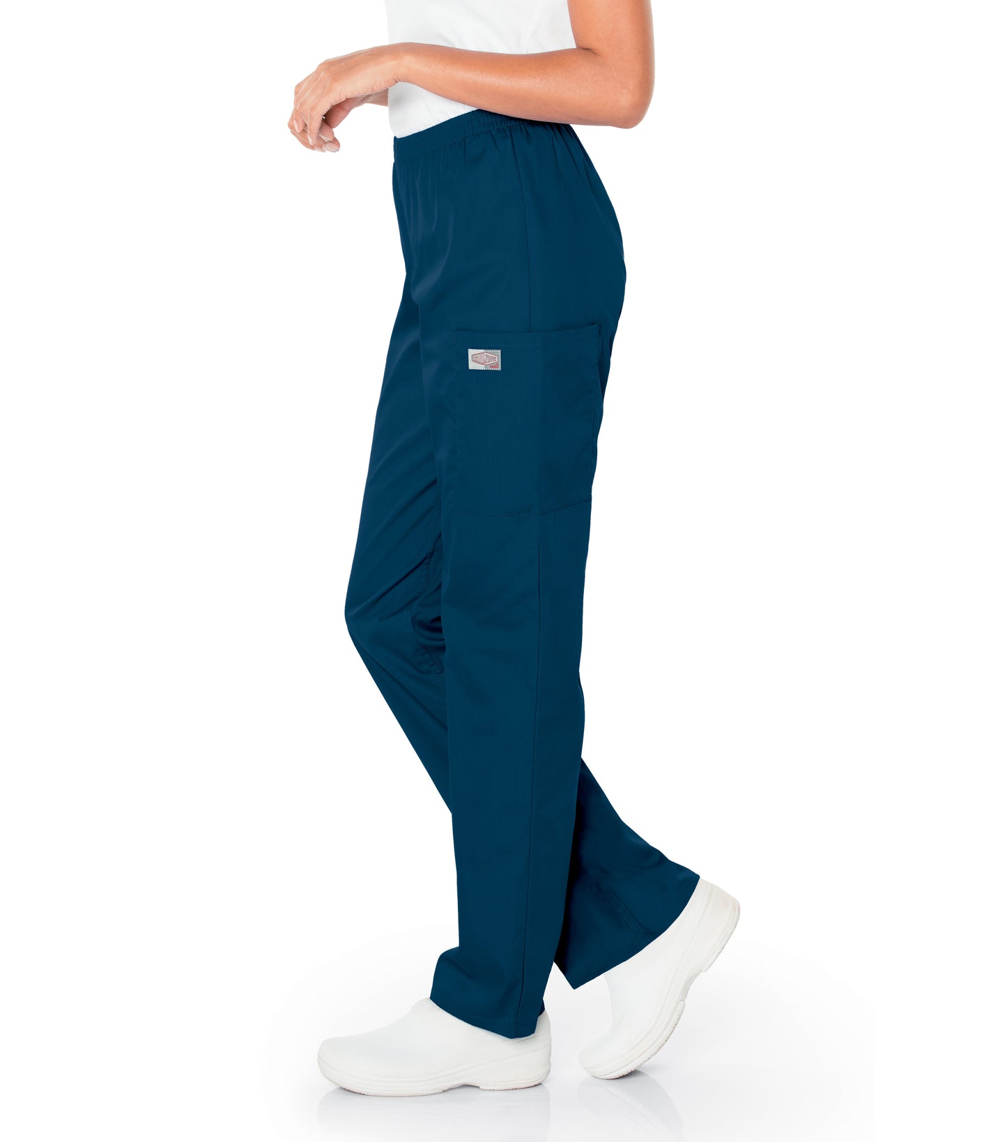 Women's 3-Pocket High-Rise Triple-Elastic Waist Scrub Pant