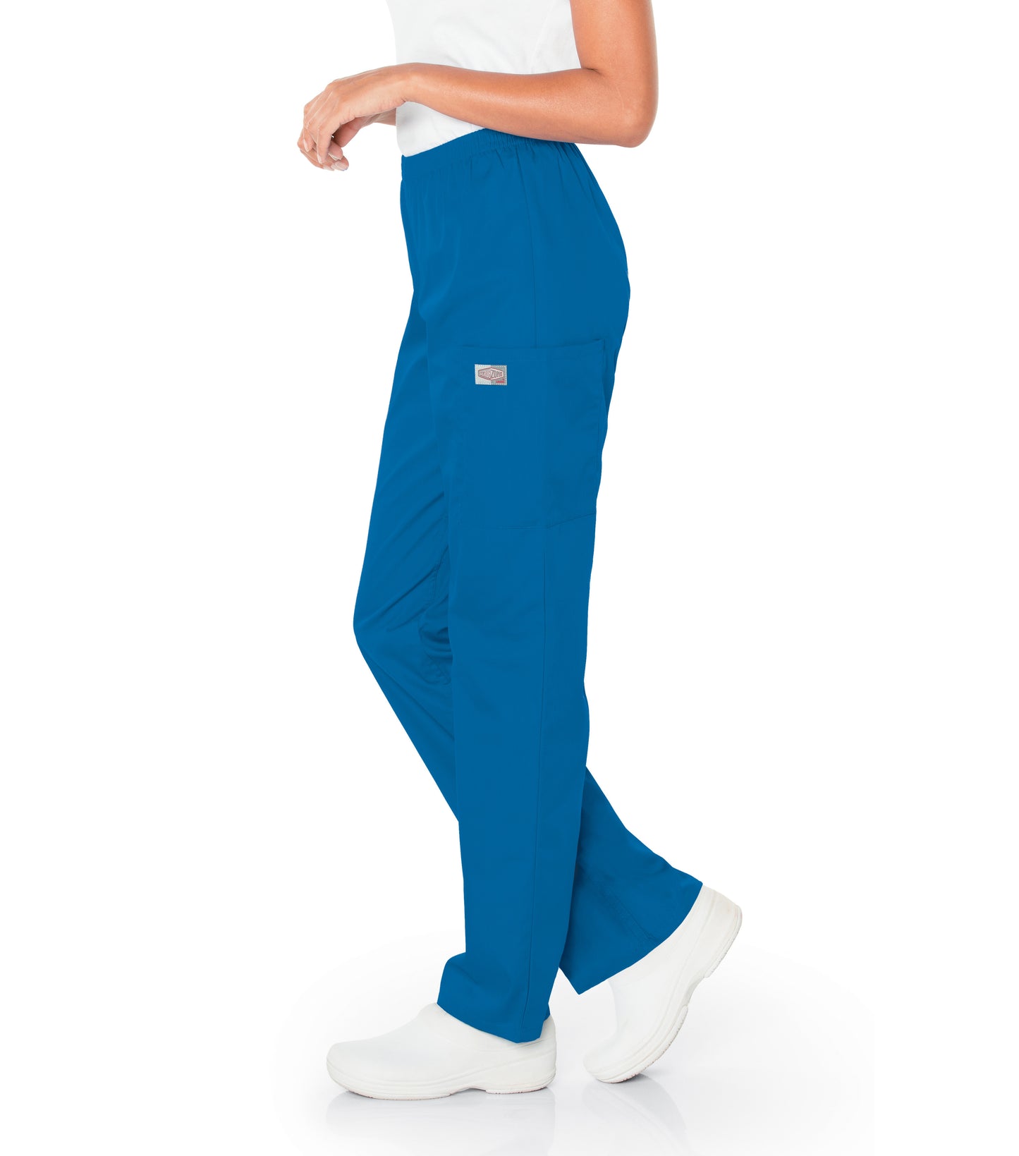 Women's 3-Pocket High-Rise Triple-Elastic Waist Scrub Pant