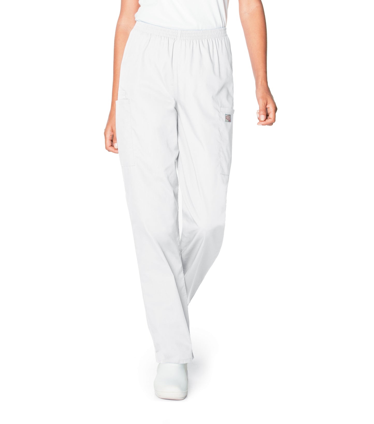 Women's 3-Pocket High-Rise Triple-Elastic Waist Scrub Pant