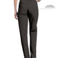 Women's 2-Pocket High-Rise Elastic Waist Straight Leg Pant - 8327 - Black