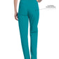 Women's 2-Pocket High-Rise Elastic Waist Straight Leg Pant - 8327 - Teal