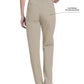 Women's 2-Pocket High-Rise Elastic Waist Straight Leg Pant - 8327 - Sandstone