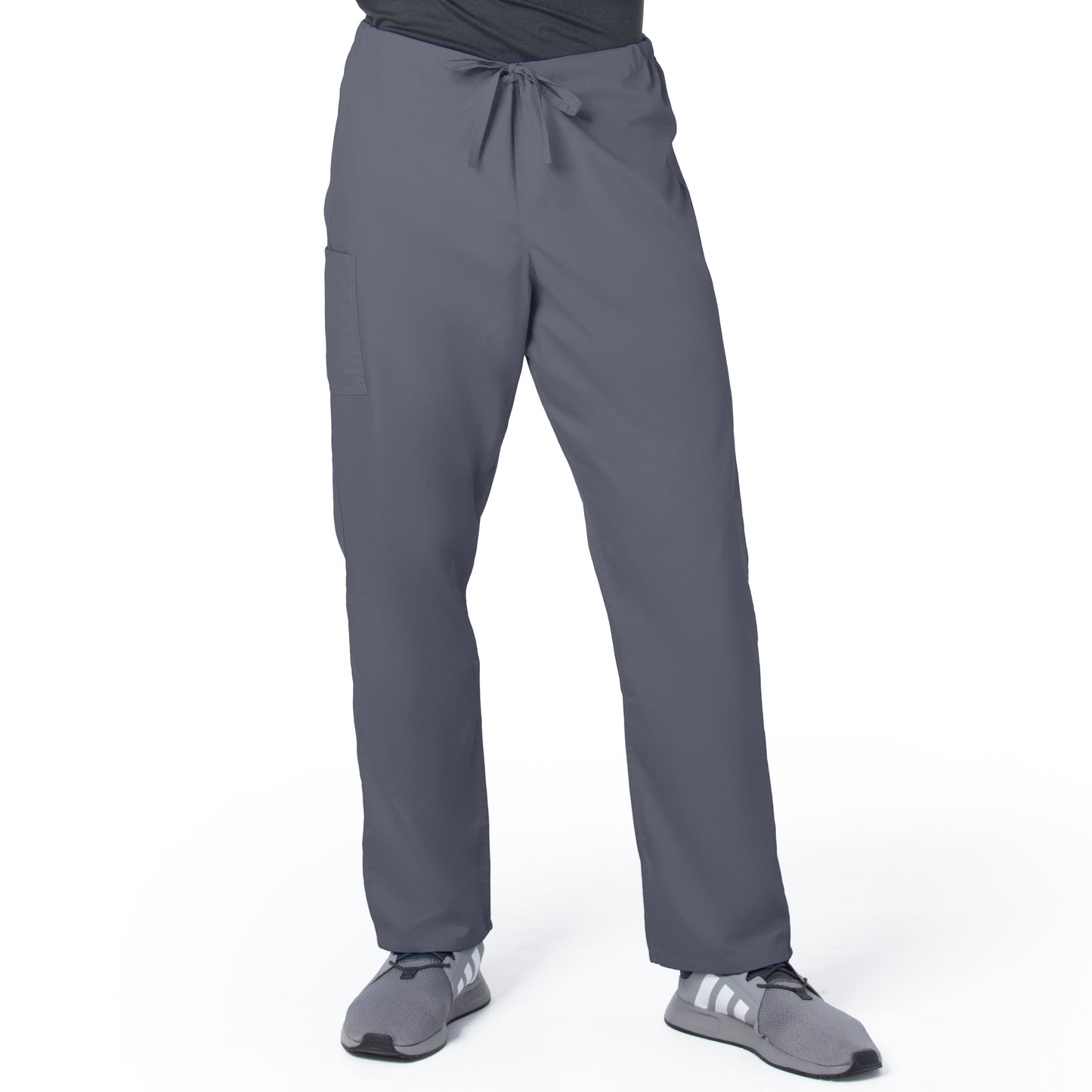 Unisex 2-Pocket High Rise Waist Straight Leg Pant - 85221 - Steel Grey