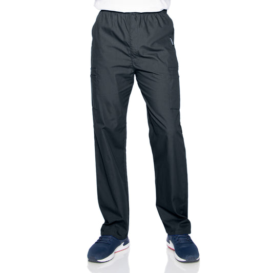 Men's 7-Pocket High-Rise Elastic Waist Cargo Pant