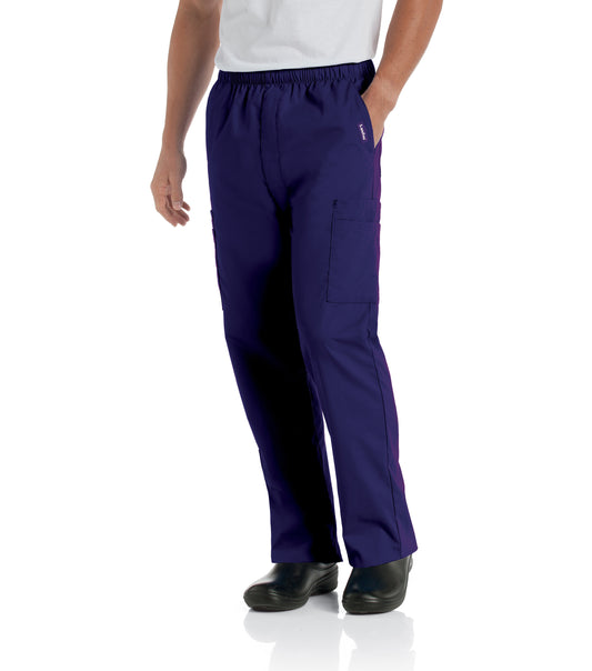 Men's 7-Pocket High-Rise Elastic Waist Cargo Pant