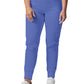 Women's 6-Pocket Mid-Rise Elastic-Back Waist Jogger Scrub Pant