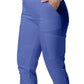 Women's 6-Pocket Mid-Rise Elastic-Back Waist Jogger Scrub Pant