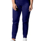 Women's 6-Pocket Mid-Rise Elastic-Back Waist Jogger Scrub Pant