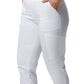 Women's 6-Pocket Mid-Rise Elastic-Back Waist Jogger Scrub Pant