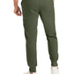 Men's 7-Pocket Mid-Rise Rib-Knit Elastic Waist Jogger Pant