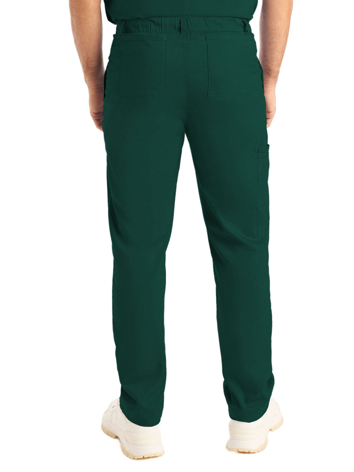 Men's 6-Pocket Zipper Fly Straight Leg Scrub Pant