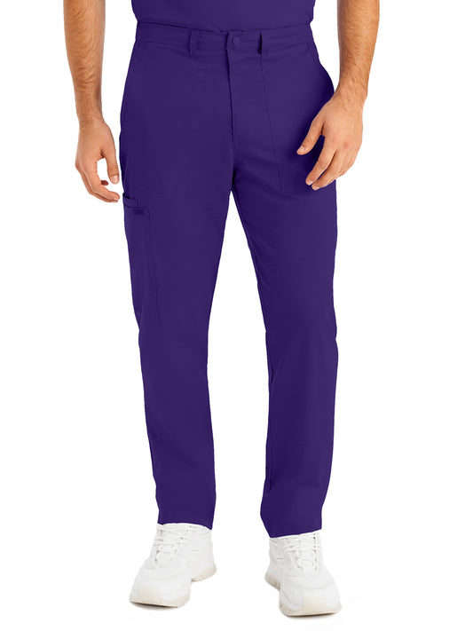 Men's 6-Pocket Zipper Fly Straight Leg Pant