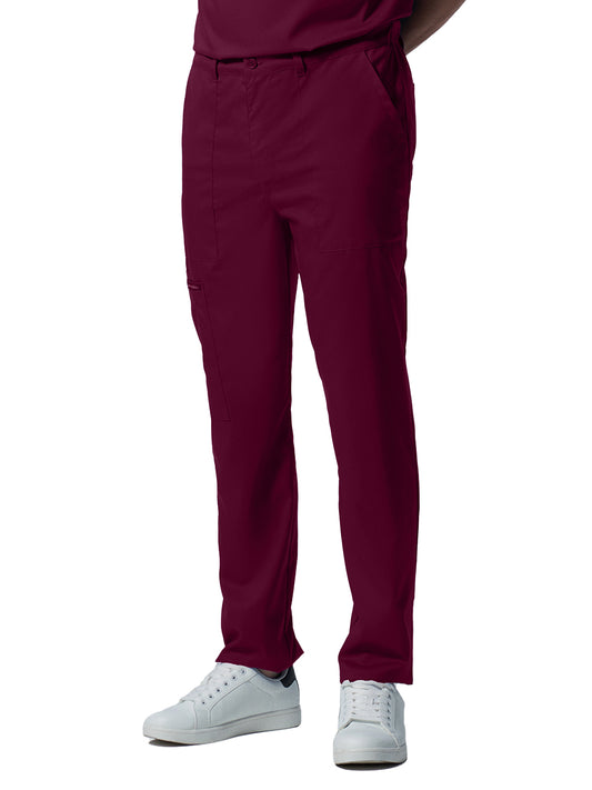 Men's 6-Pocket Zipper Fly Straight Leg Pant