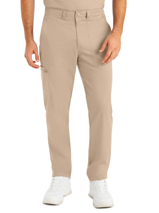 Men's 6-Pocket Zipper Fly Straight Leg Pant