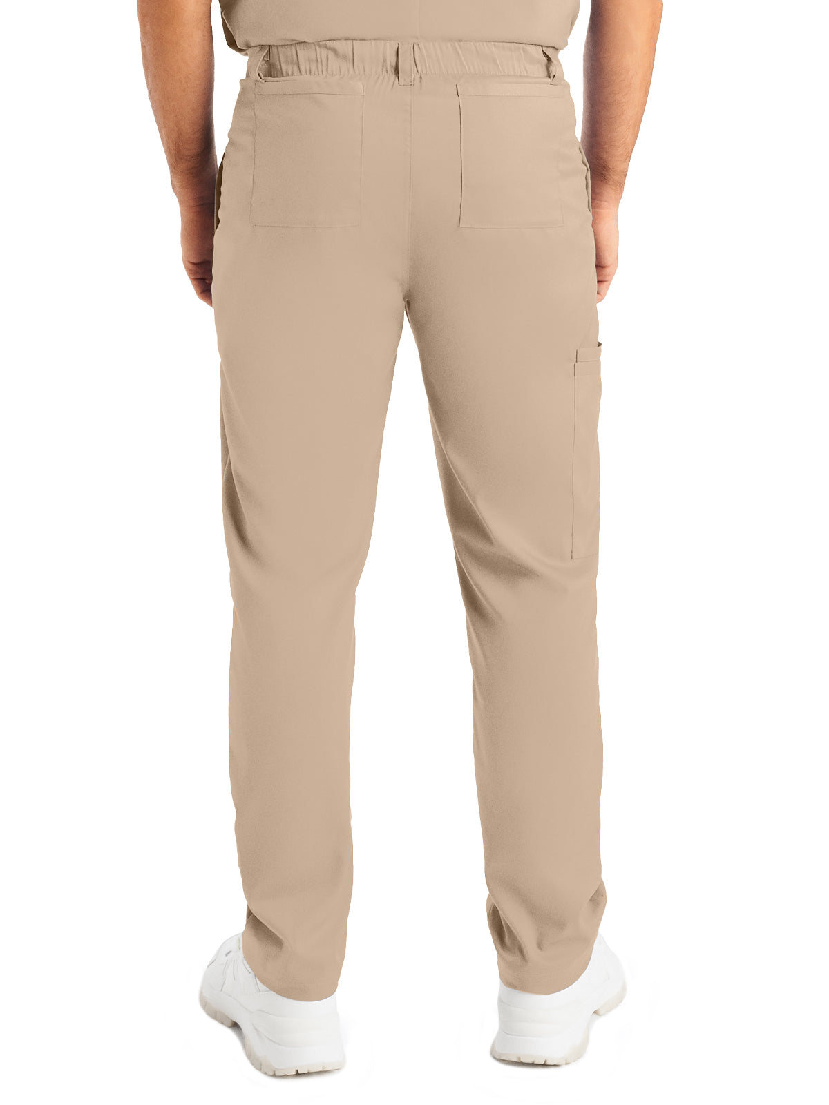 Men's 6-Pocket Zipper Fly Straight Leg Scrub Pant