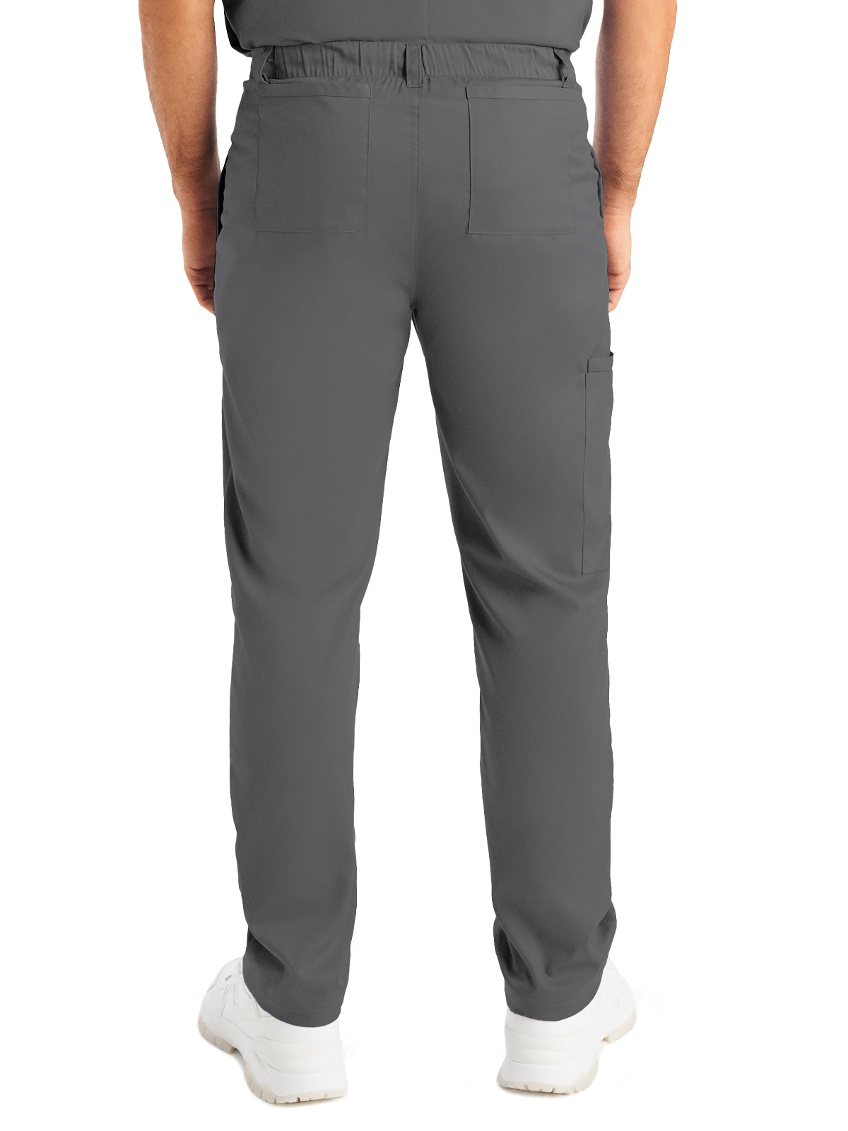 Men's 6-Pocket Zipper Fly Straight Leg Scrub Pant