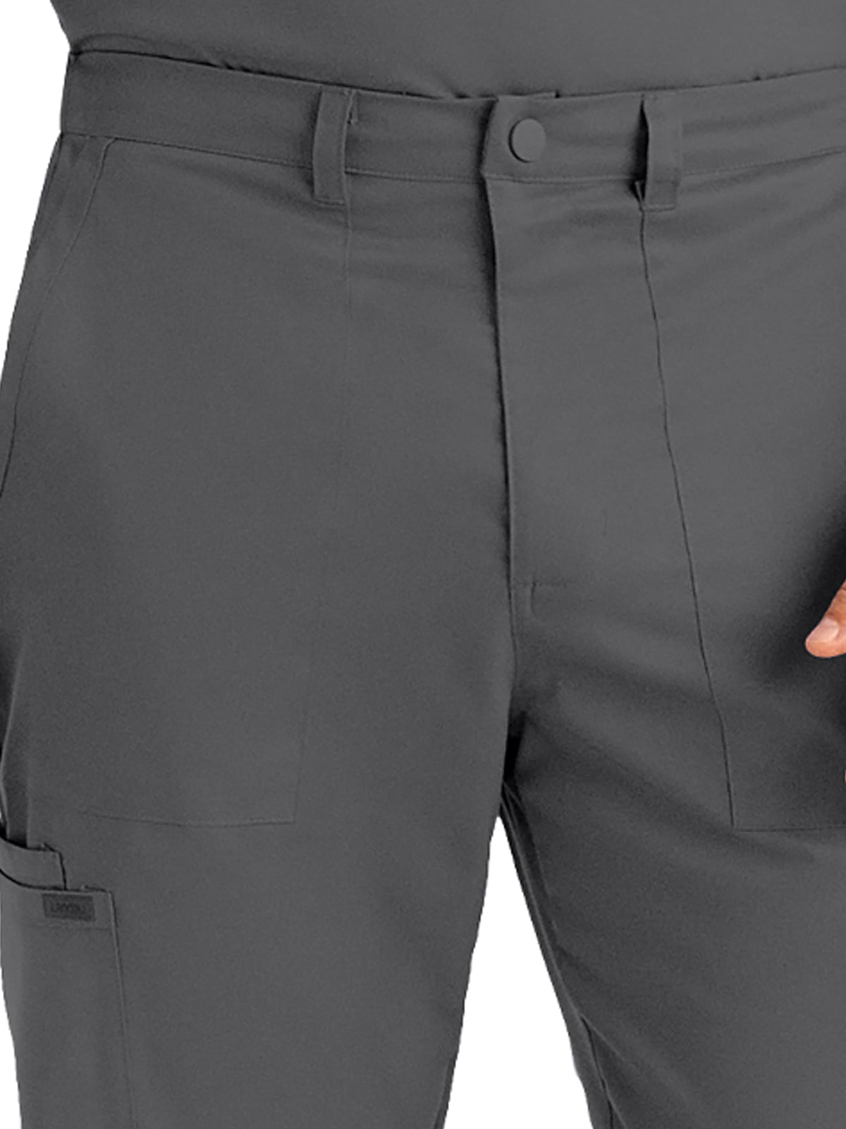 Men's 6-Pocket Zipper Fly Straight Leg Scrub Pant