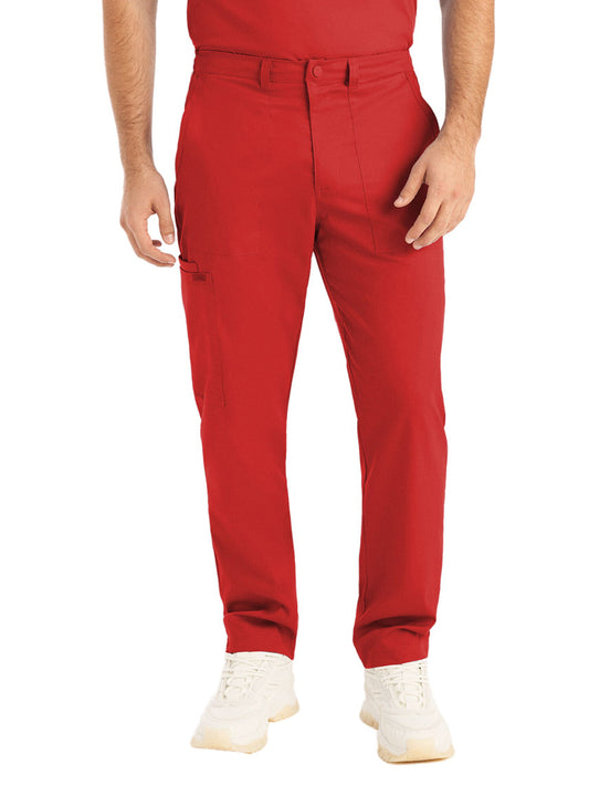 Men's 6-Pocket Zipper Fly Straight Leg Pant