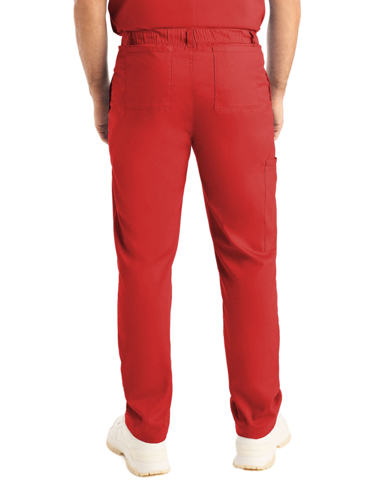 Men's 6-Pocket Zipper Fly Straight Leg Scrub Pant