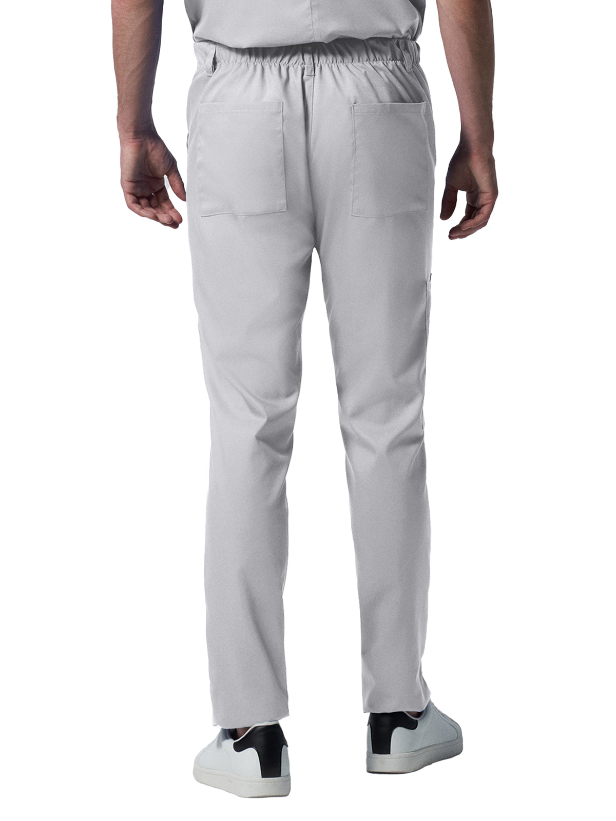 Men's 6-Pocket Zipper Fly Straight Leg Scrub Pant