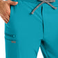 Men's 7-Pocket Mid-Rise Triple-Elastic Waist Jogger Pant - LB409 - Teal