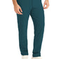 Men's 8-Pocket Mid-Rise Rib-Knit Elastic Waist Cargo Pant