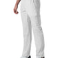 Men's 8-Pocket Mid-Rise Rib-Knit Elastic Waist Cargo Scrub Pant