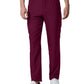 Men's 8-Pocket Mid-Rise Rib-Knit Elastic Waist Cargo Scrub Pant