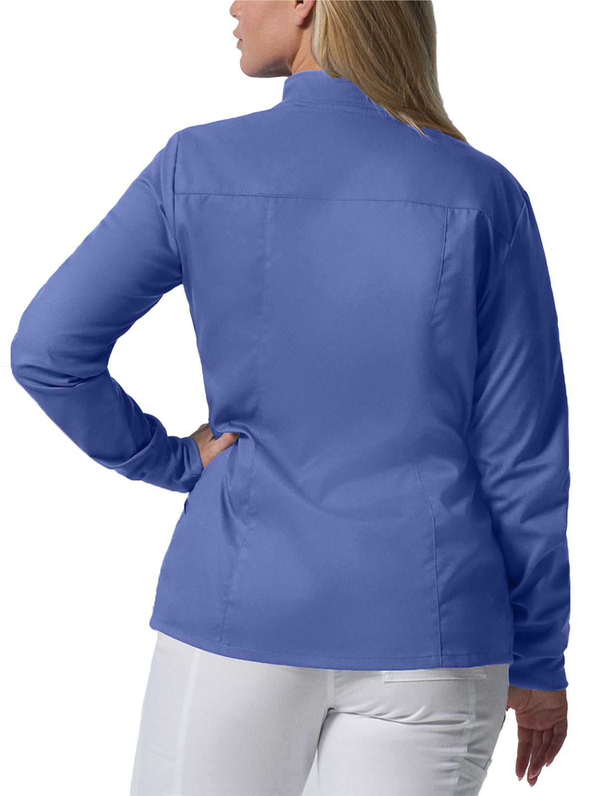 Women's 3-Pocket Mock Neck Zip-Front Jacket