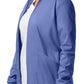 Women's 3-Pocket Mock Neck Zip-Front Scrub Jacket