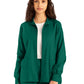 Women's 3-Pocket Mock Neck Zip-Front Scrub Jacket