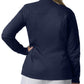 Women's 3-Pocket Mock Neck Zip-Front Scrub Jacket